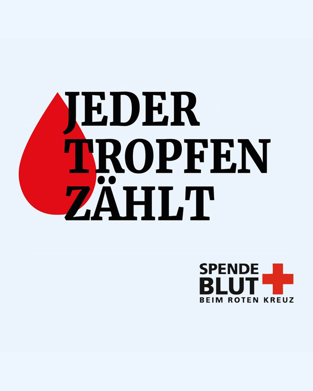 Jeder Tropfen zählt - Spende Blut beim deutschen roten Kreuz