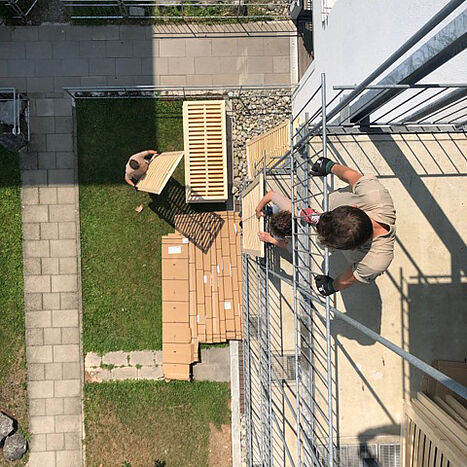 Seezeit Wohnanlage Anlieferung neue Möbel