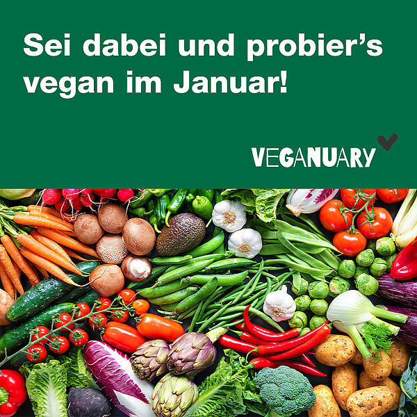 Be part of it and try vegan in January