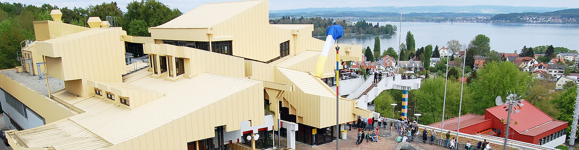 Mensa Gießberg Luftaufnahme