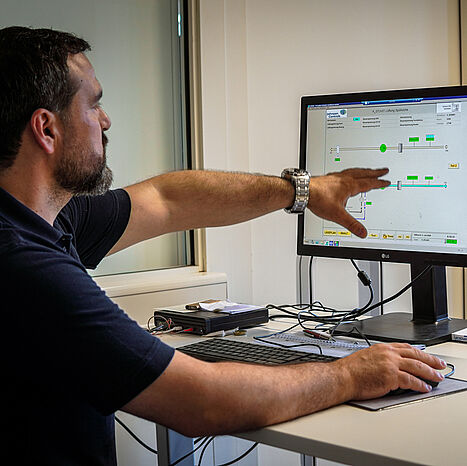 Mitarbeiter im Technik-Team bei Seezeit