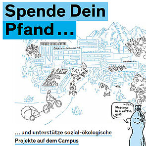 Spende Dein Pfand und unterstütze sozial-ökologische Projekte auf dem Campus der Universität Konstanz