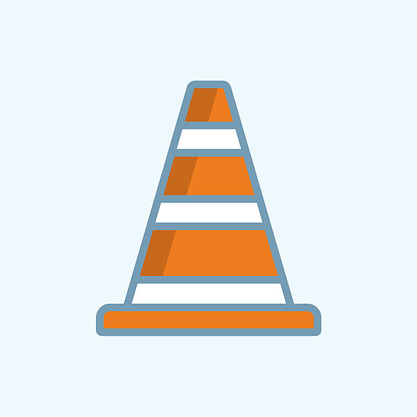 Grafik Verkehrskegel